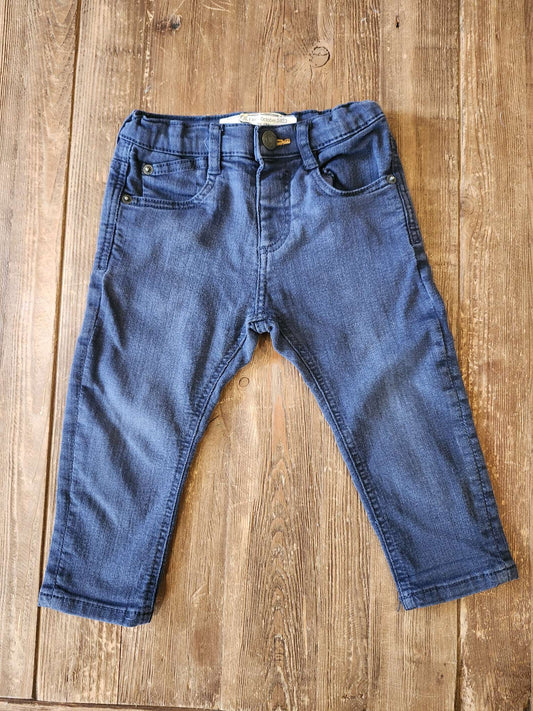 Zara navy jeans, 12-18M, VGUC, Kids 18 Month (12-18M)