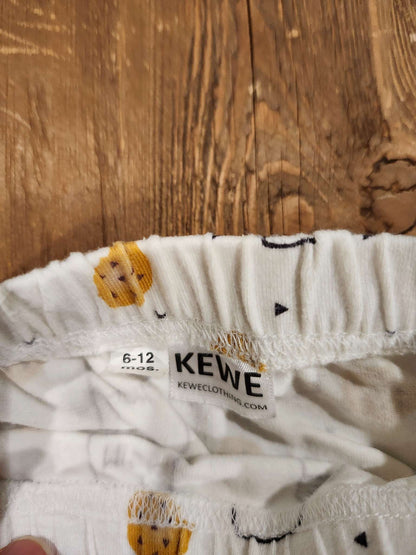 Kewe Clothing, milk and cookies leggings, 6-12M, EUC, Kids 9 Month (6-9M)