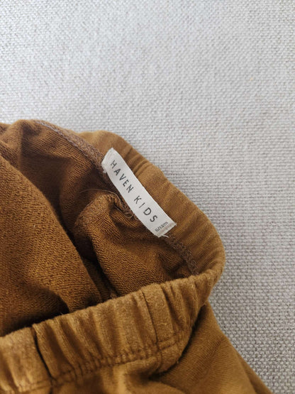 Haven Kids, bamboo baby jogger pants, 6-12M, EUC, Kids 9 Month (6-9M)