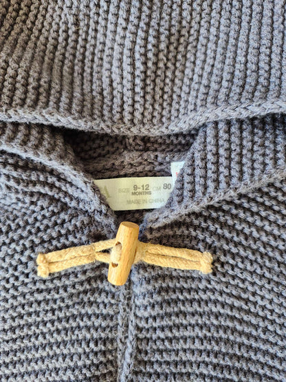 Zara toggle knit cardigan, 9-12M, EUC, Kids 12 Month (9-12M)