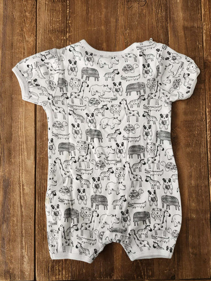 Baby organic short sleeve romper, 6-9 months, EUC, Kids 9 Month (6-9M)