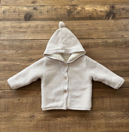 Mango baby sherpa fleece sweater, 12-18 months, EUC, Kids 18 Month (12-18M)