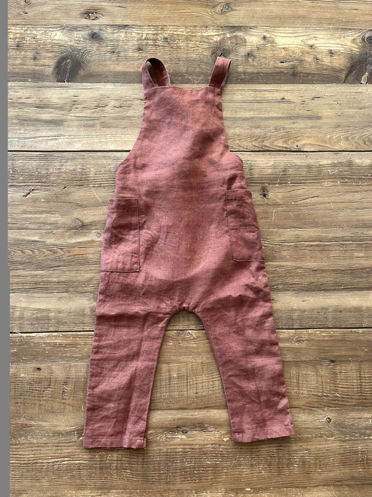 Haven Kids linen overalls, 18-24M, like new, Kids 24 Month (18-24M)
