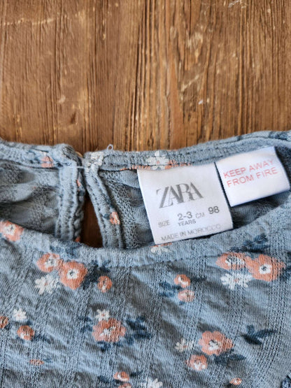 Zara floral top, 2-3T, VGUC, Kids 2T