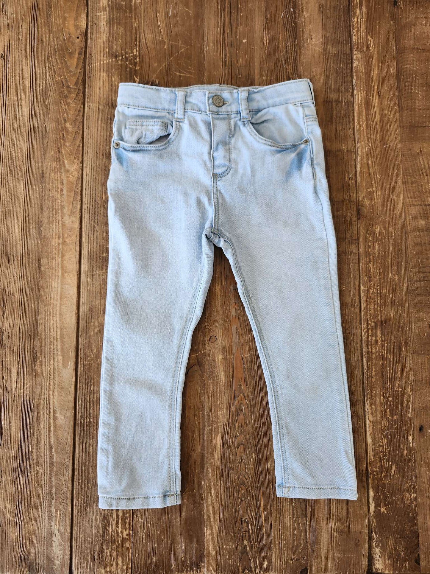 Zara light wash jeans, 18-24M, VGUC, Kids 24 Month (18-24M)