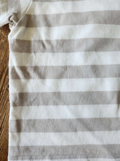 Muji, stripe t-shirt, size 80 (12-18M), VGUC, Kids 18 Month (12-18M)