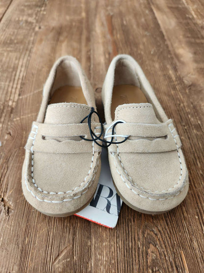 Zara suede loafers, EUR 21 (size US 5.5), NWT, Shoes 5.5 (Walkers:12-24 mth)