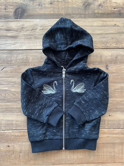 Stella McCartney swan zip up hoodie, 2T, NWT, Kids 2T