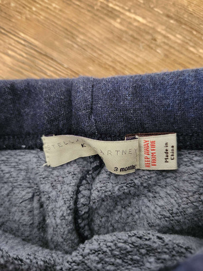 Stella McCartney, navy sweatpants, 3M, VGUC, Kids 6 Month (3-6M)