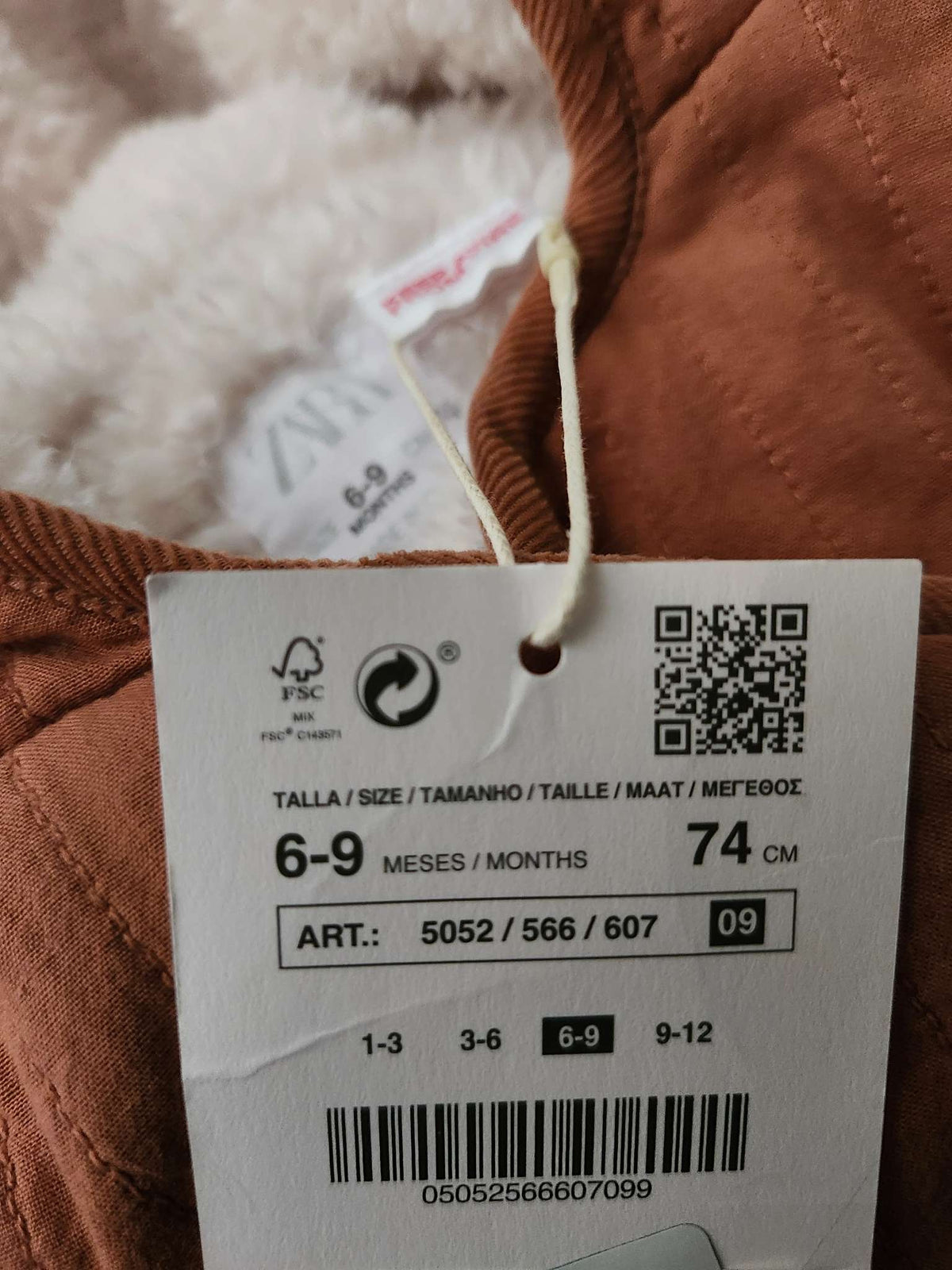 Zara sherpa lined coat, 6-9M, NWT, Kids 9 Month (6-9M)