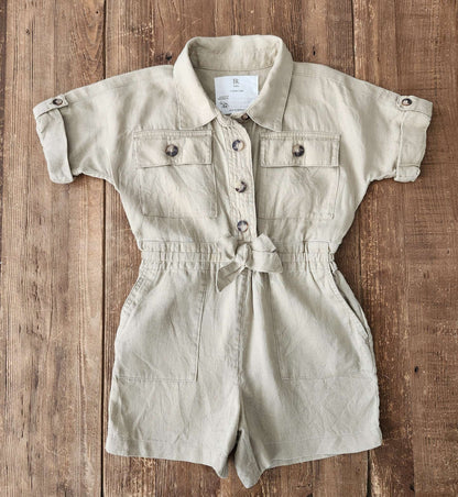Banana Republic linen romper, 3T, like new, Kids 3T