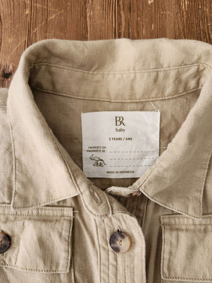 Banana Republic linen romper, 3T, like new, Kids 3T