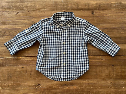 Gap gingham shirt, 12-18M, EUC, Kids 18 Month (12-18M)