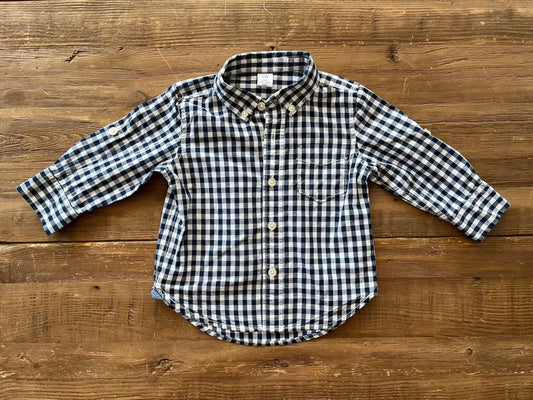 Gap gingham shirt, 12-18M, EUC, Kids 18 Month (12-18M)