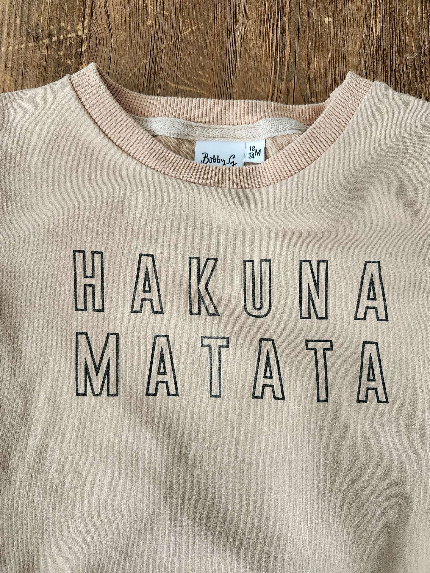Bobby G Hakuna Matata shirt, 18-24M, VGUC, Kids 24 Month (18-24M)