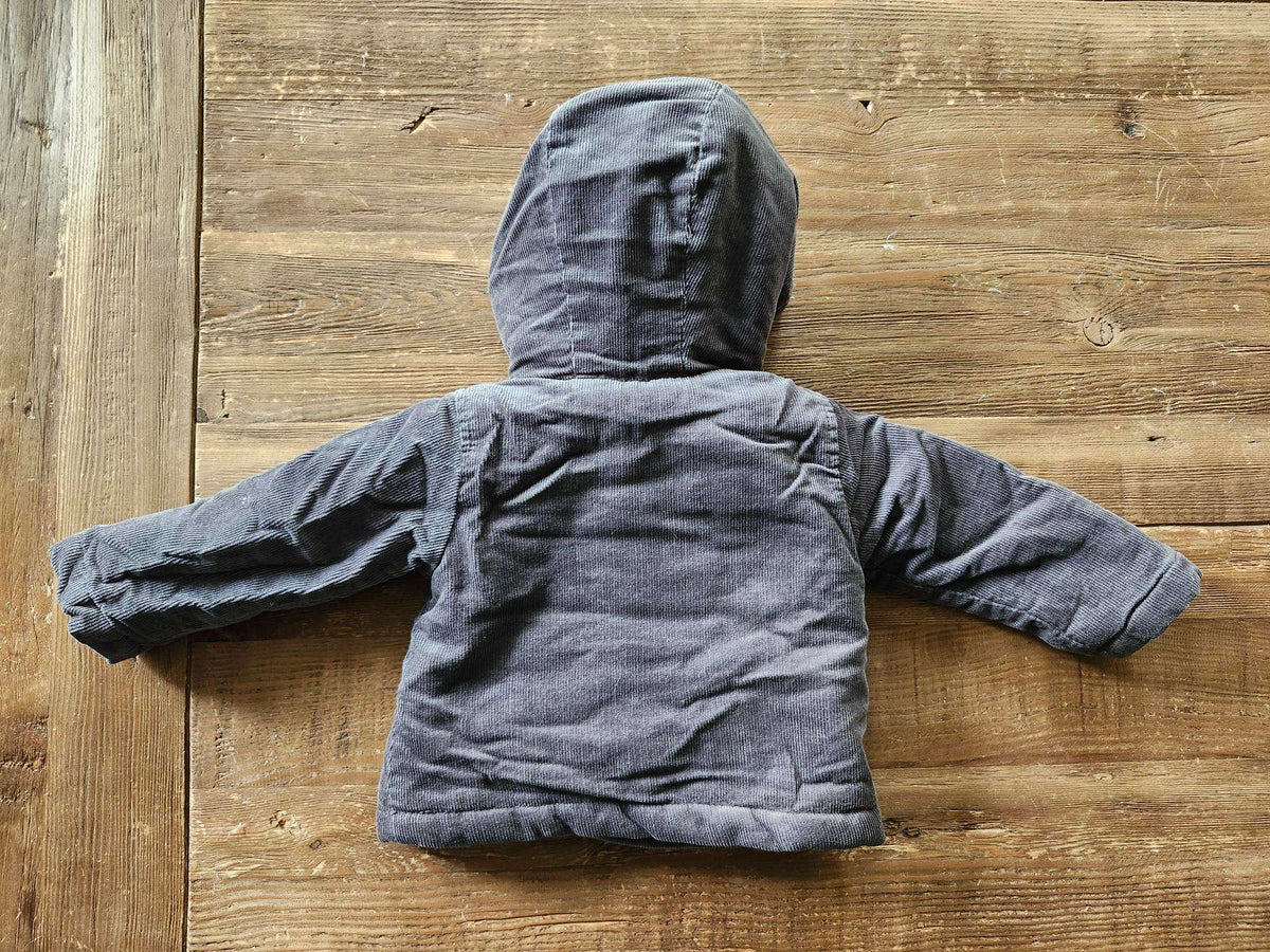 Zara corduroy coat, 3-6M, VGUC, Kids 6 Month (3-6M)