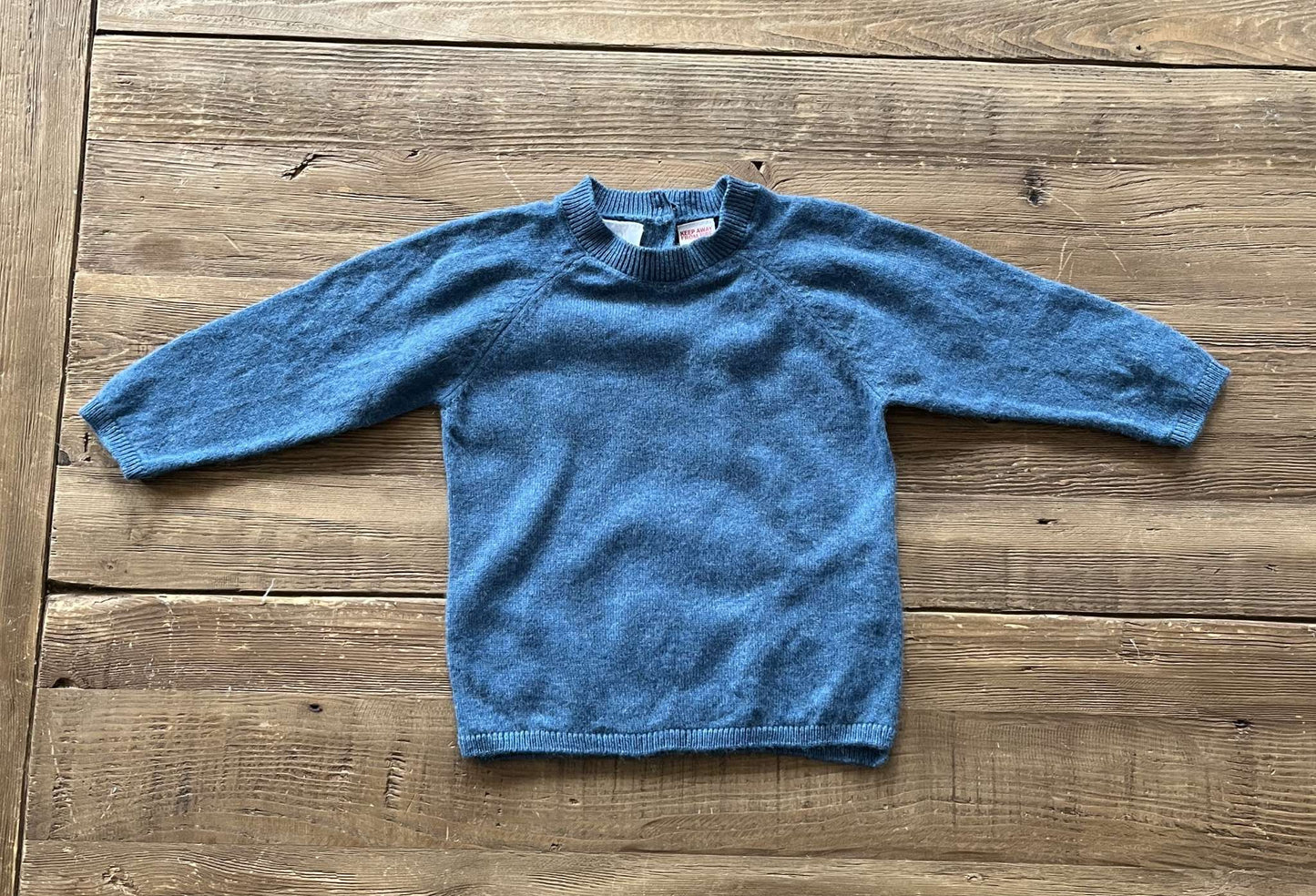 Zara blue cashmere sweater, 12-18M, like new, Kids 18 Month (12-18M)