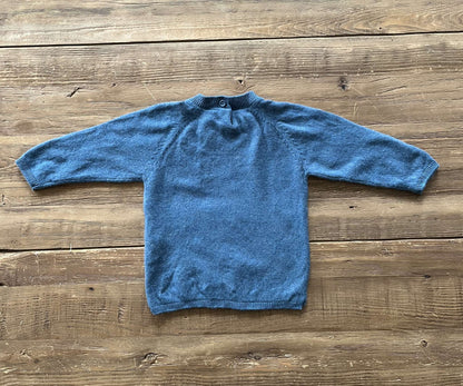 Zara blue cashmere sweater, 12-18M, like new, Kids 18 Month (12-18M)
