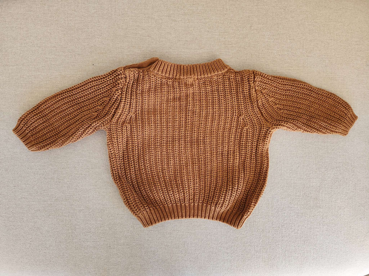 Petit Lem chunky knit sweater, 9-12M, like new , Kids 12 Month (9-12M)