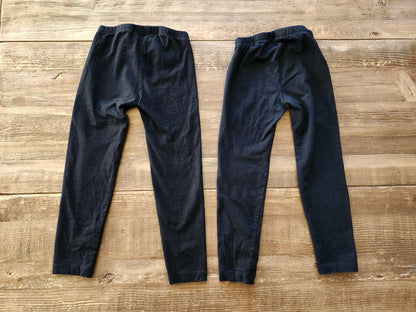 Old Navy 2-pack black leggings, 4T, VGUC, Kids 4/4T