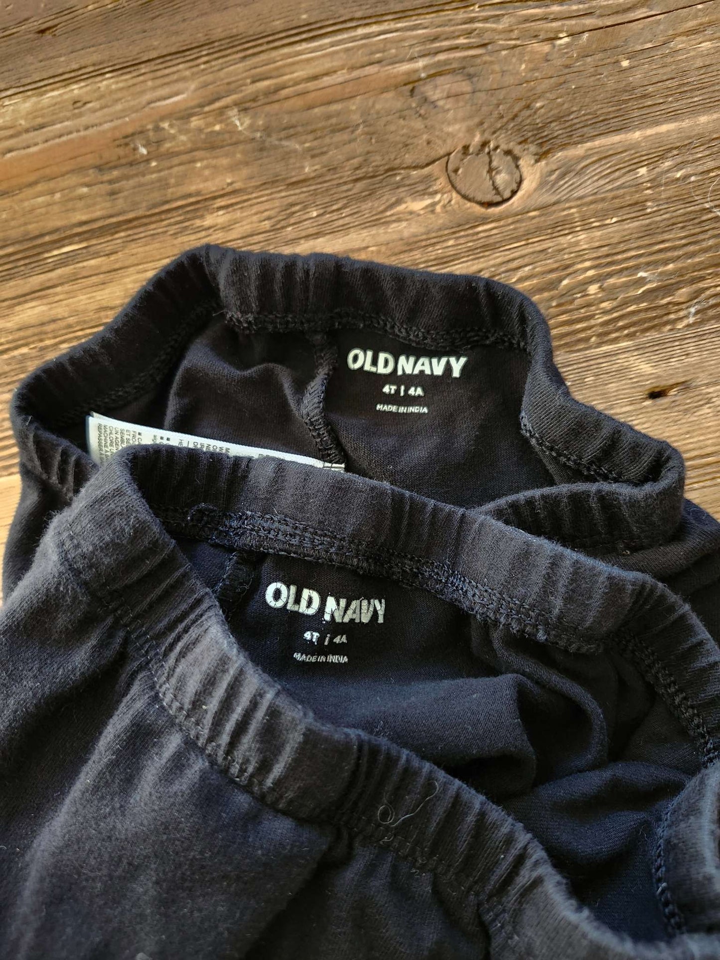 Old Navy 2-pack black leggings, 4T, VGUC, Kids 4/4T