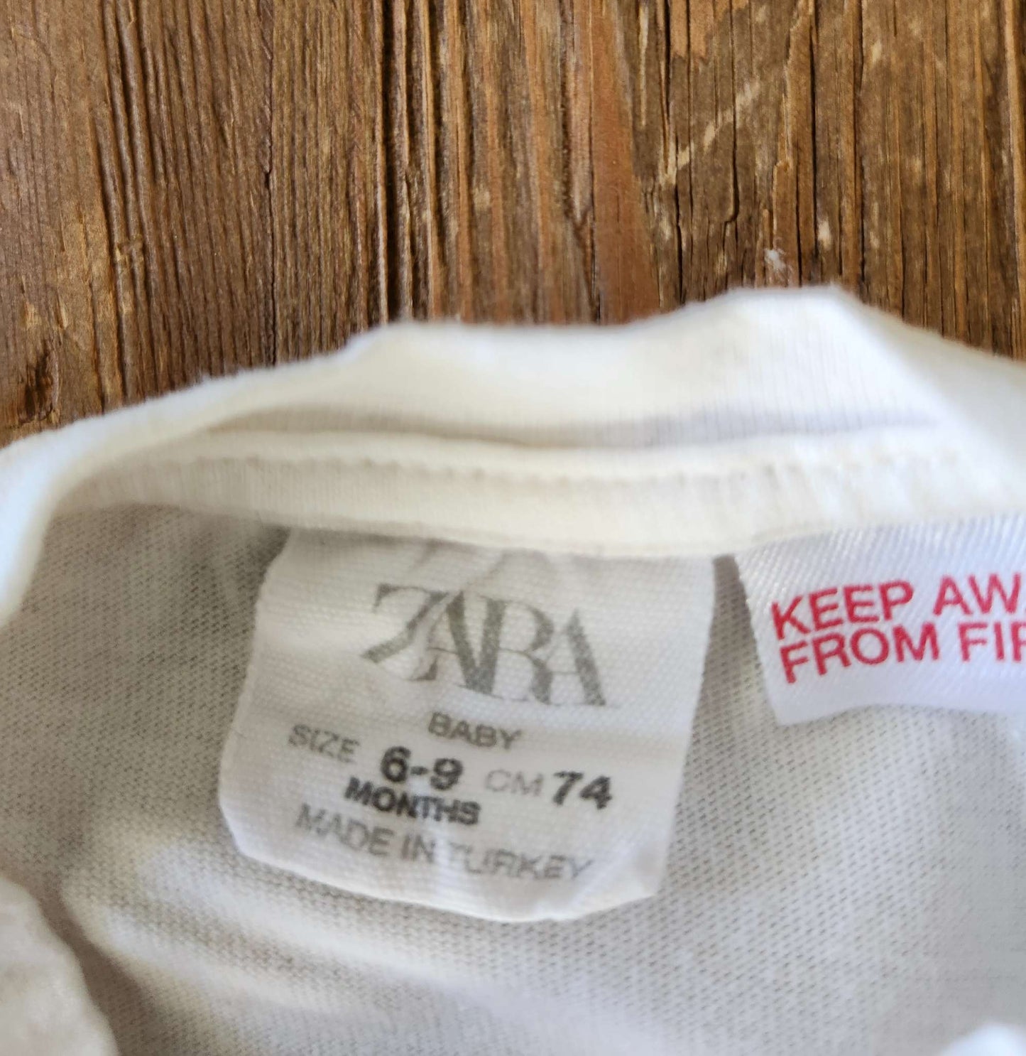 Zara sea lion shirt, 6-9M, EUC, Kids 9 Month (6-9M)