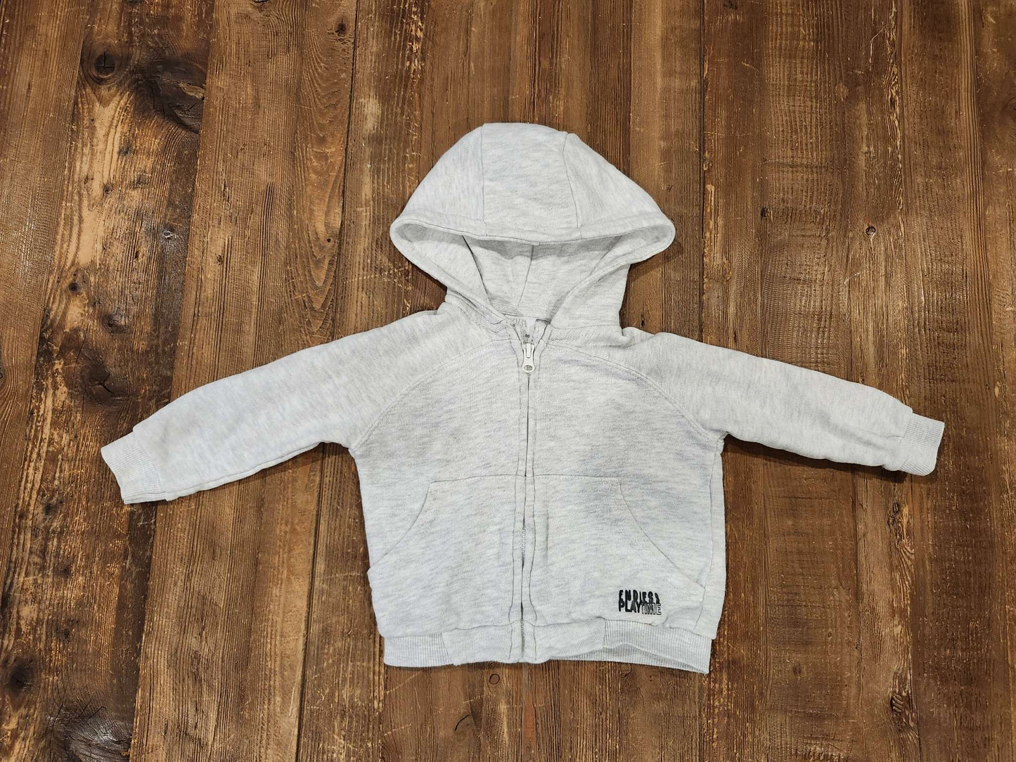 Zara zip up hoody, 12-18M, EUC, Kids 18 Month (12-18M)