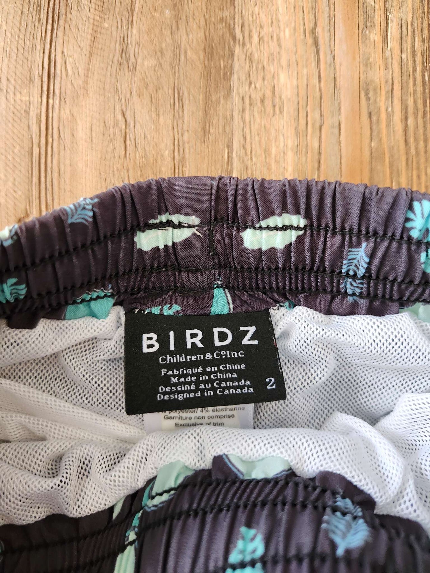 Birdz swim shorts, 2T, VGUC, Kids 2T