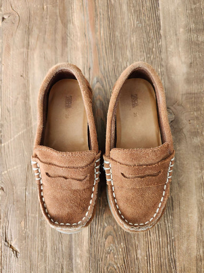 Zara suede loafers, EUR 25 (size 8.5 US), VGUC, Shoes 8.5 (Toddler:2-4yr)