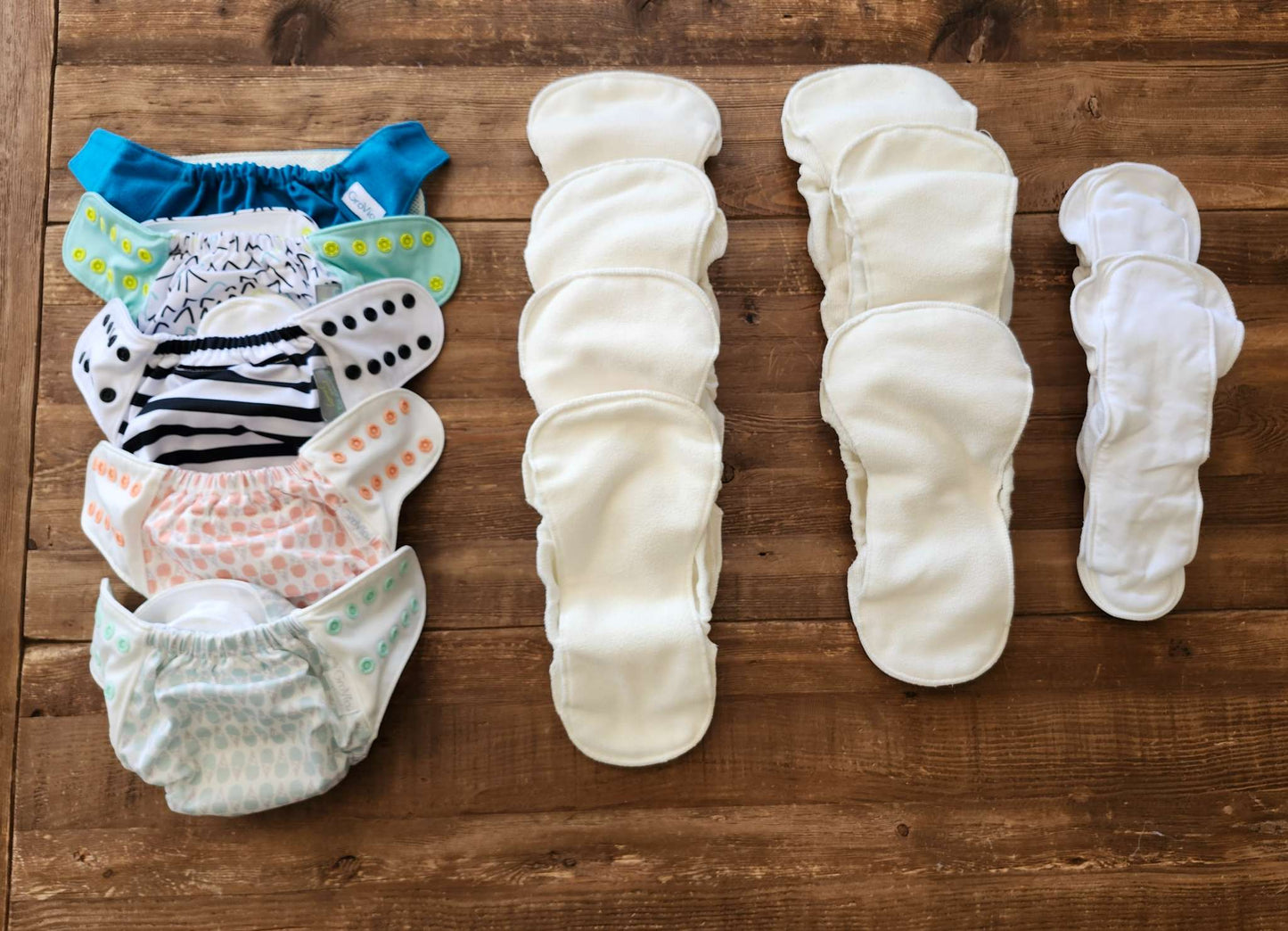 Cloth diapers (GroVia and Charlie Banana), EUC, valued over $780