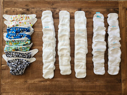 Cloth diapers (GroVia and Charlie Banana), EUC, valued over $780