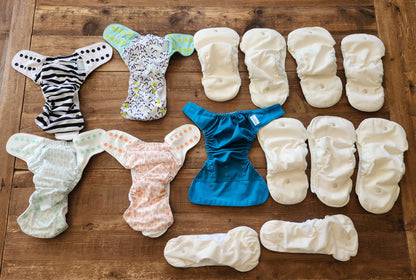 Cloth diapers (GroVia and Charlie Banana), EUC, valued over $780