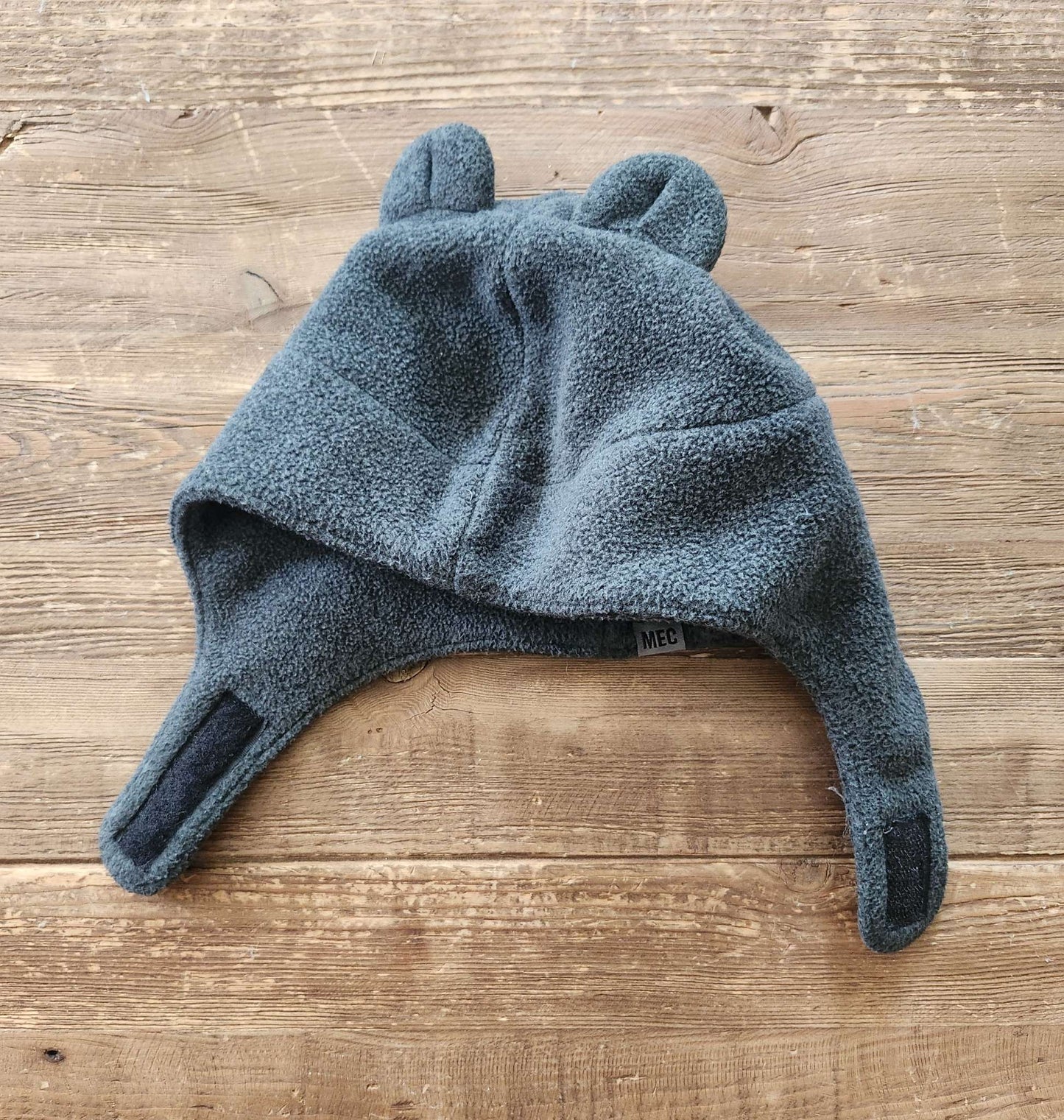 MEC bear cub hat, XS (approx. 1-2T), grey