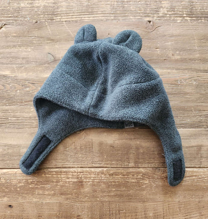 MEC bear cub hat, XS (approx. 1-2T), grey