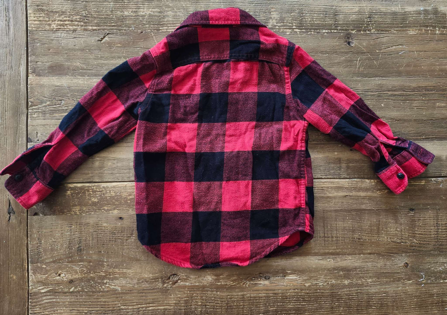 Gap buffalo plaid button up shirt, 3T, Kids 3T