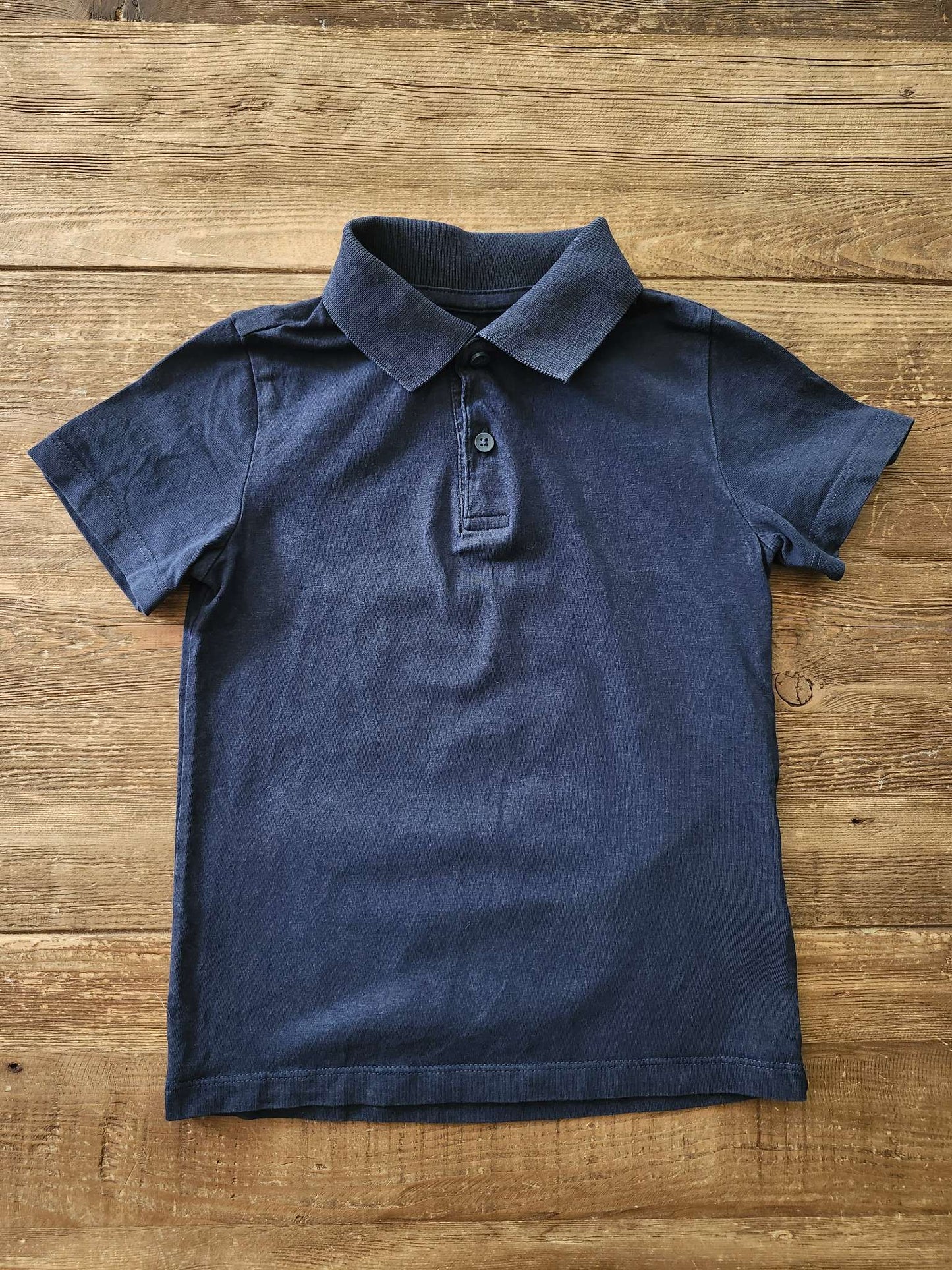 H&M navy polo shirt, 3-4T, Kids 3T