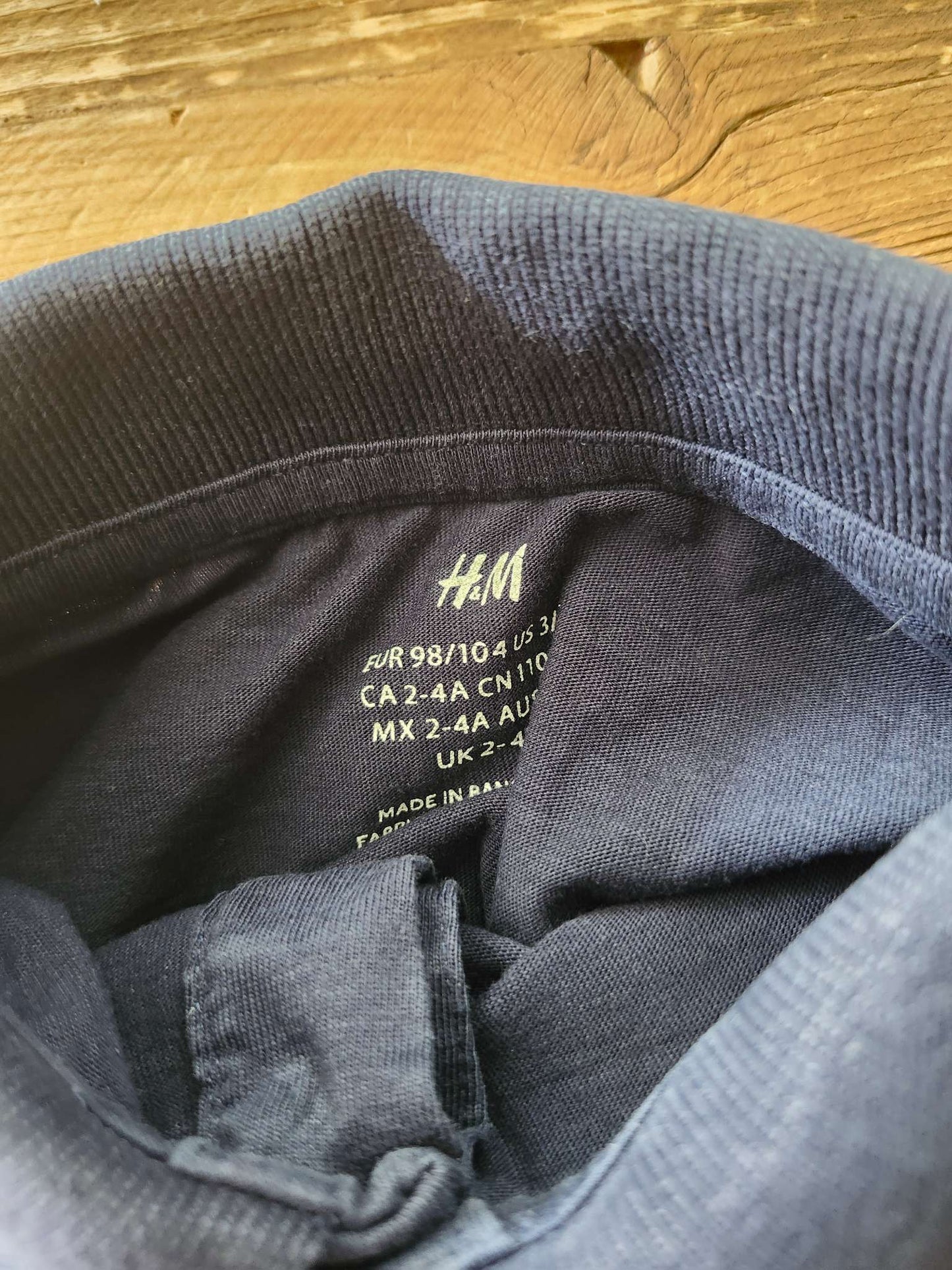 H&M navy polo shirt, 3-4T, Kids 3T