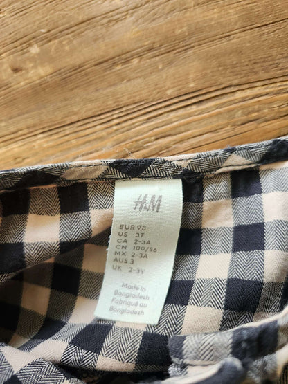 H&M gingham dress, 3T, Kids 3T