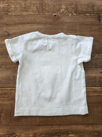 Wilson & Frenchie monkey t-shirt, 3-6M, Kids 6 Month (3-6M)