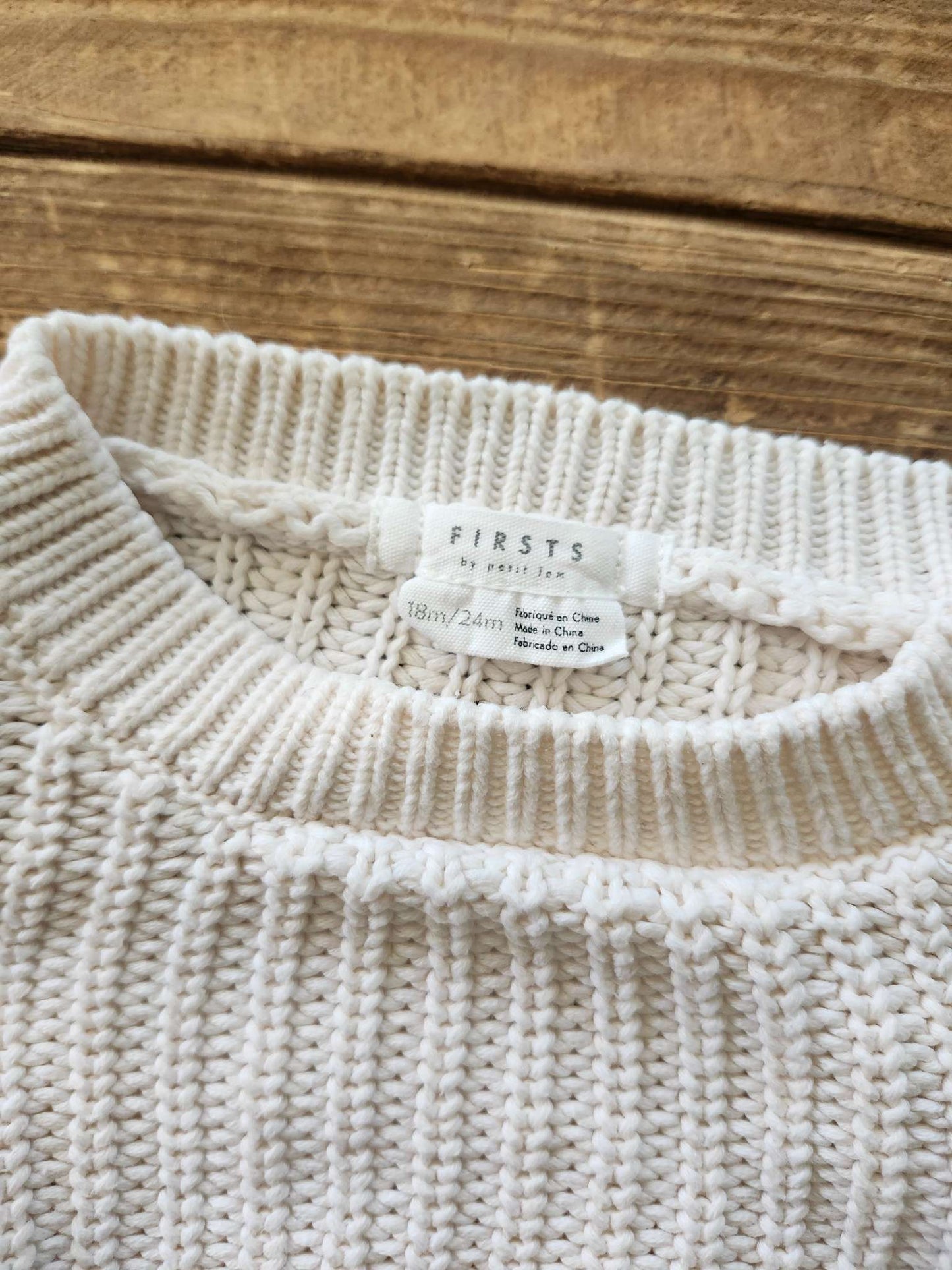Petit Lem chunky knit sweater, 18-24M, Kids 24 Month (18-24M)