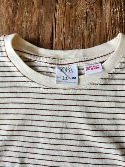 Zara stripe shirt, 3-4T, NWOT, Kids 3T