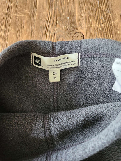 MEC fleece pants, grey, 24M, like new, Kids 24 Month (18-24M)