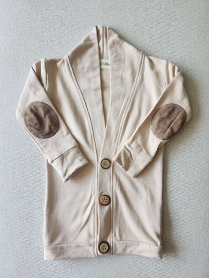 os & oakes bamboo cardigan, beige, 12-18M, like new, Kids 18 Month (12-18M)
