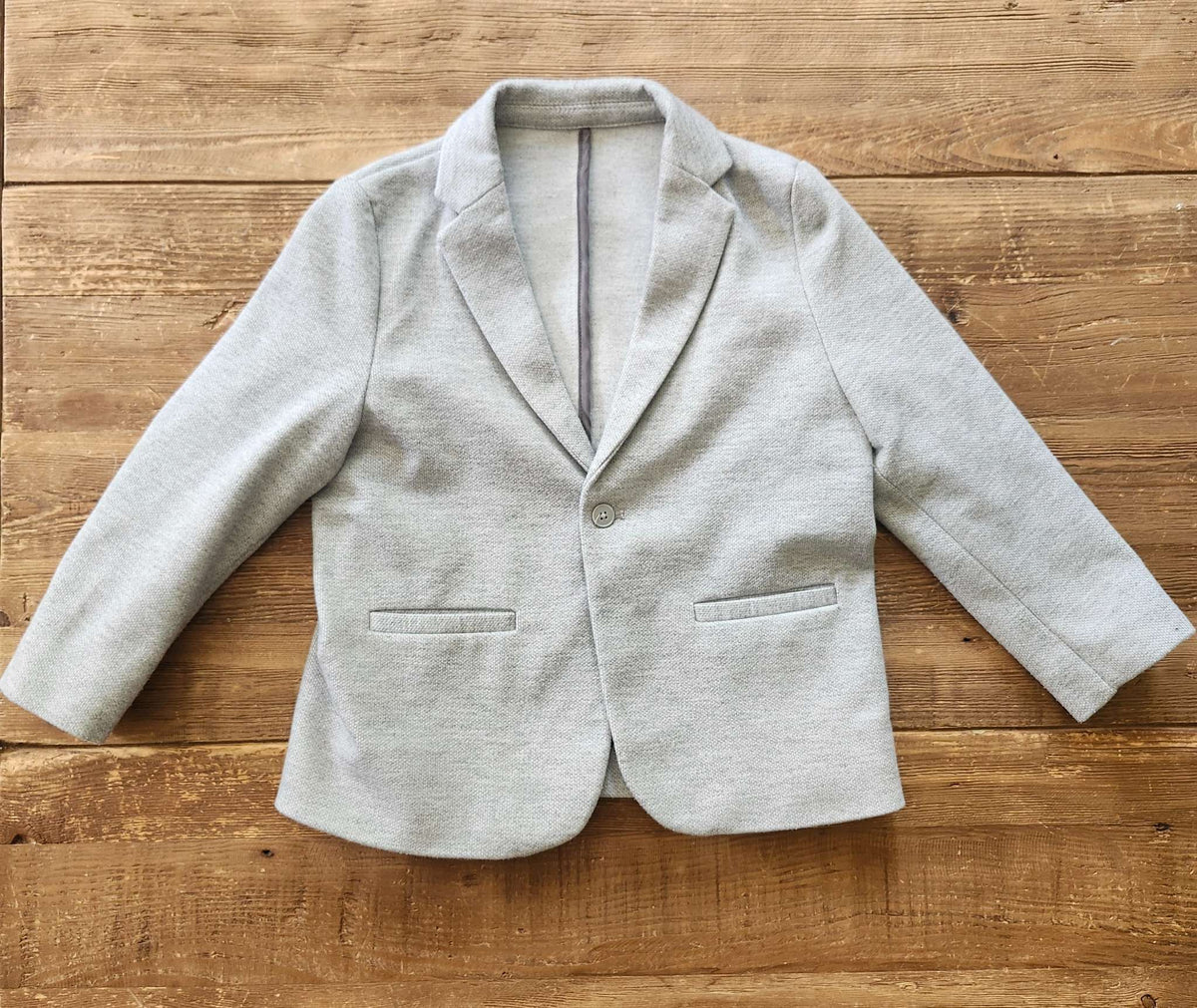Zara grey unlined blazer, 4-5 years, EUC, Kids 4/4T