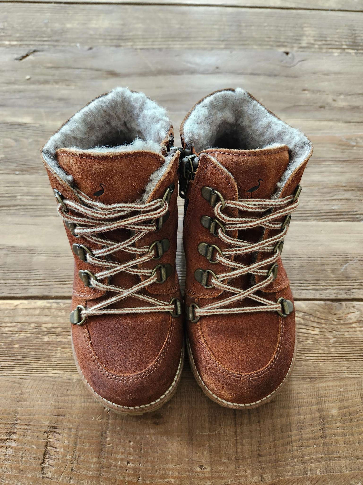 Petit Nord kids shearling boots, size 10 US (size EUR 27), like new, Shoes 10 (Toddler:2-4yr)