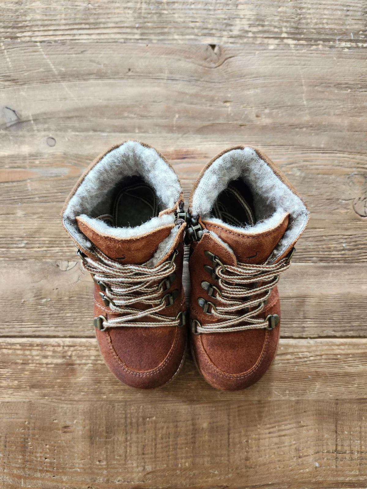 Petit Nord kids shearling boots, size 10 US (size EUR 27), like new, Shoes 10 (Toddler:2-4yr)