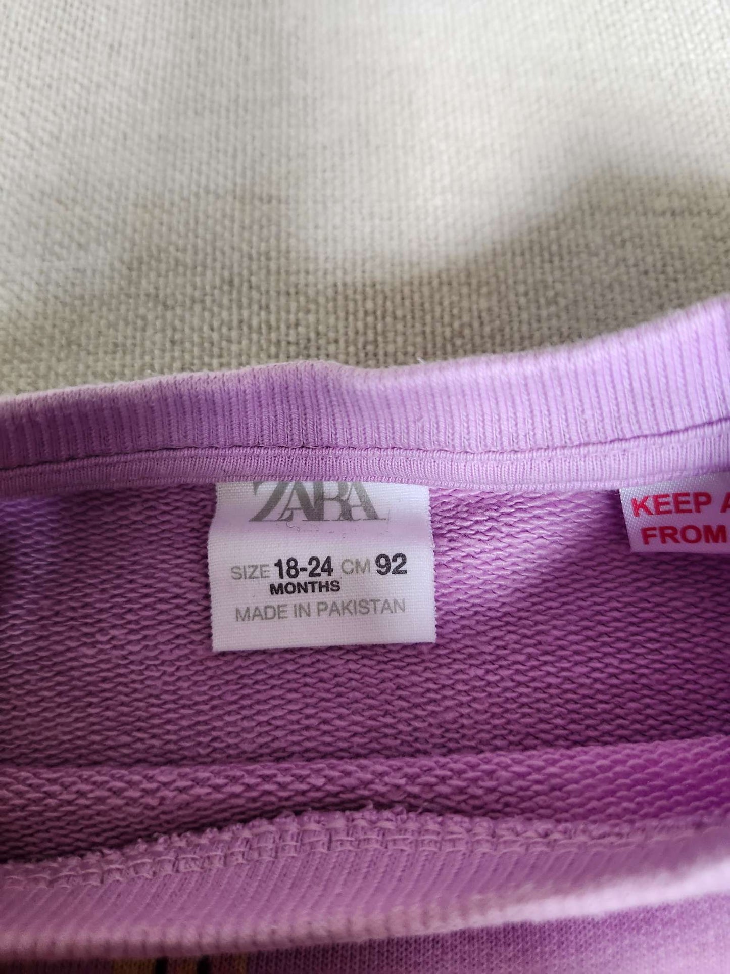 Zara, banana shirt, 18-24M, Kids 24 Month (18-24M)