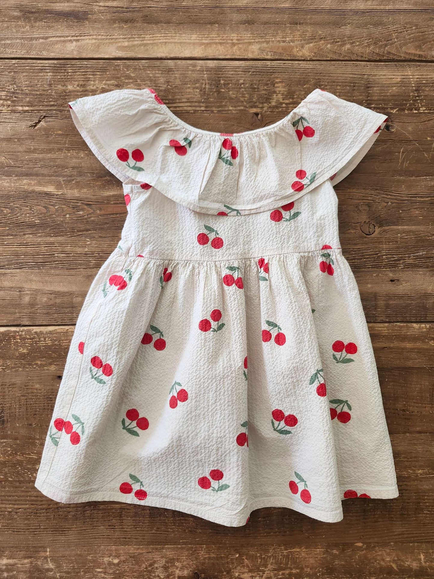 H&M cherry dress, 4T, EUC, Kids 4/4T