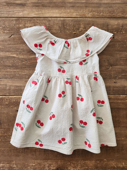 H&M cherry dress, 4T, EUC, Kids 4/4T