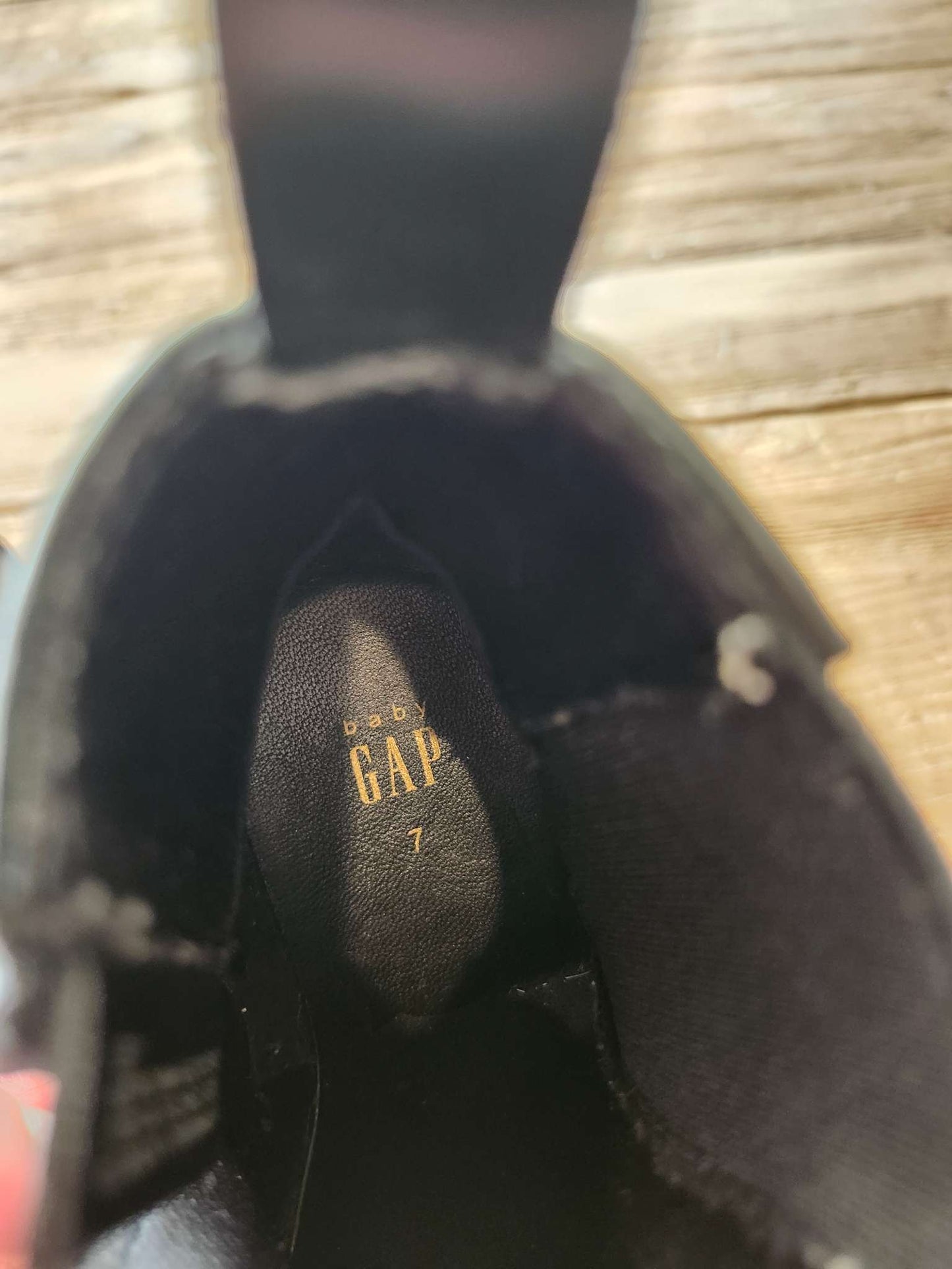 Gap cheslea boots, black, size 7, Shoes 7 (Walkers:12-24 mth)